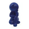 Present time - Statue Amigo Dreaming medium cobalt blue