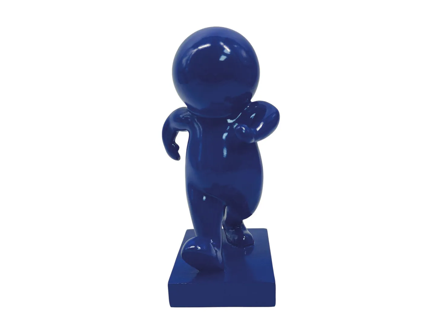 Present time - Statue Amigo Walking Medium cobalt blue