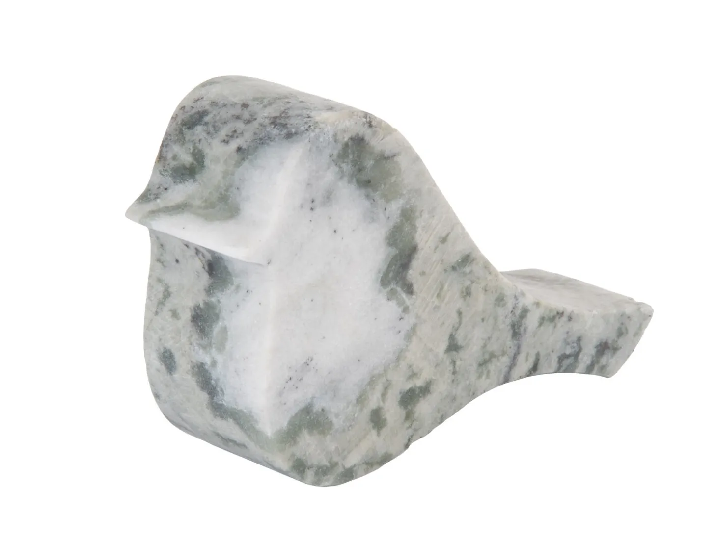Present time - Statue Bird large marble himalayan green