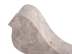 Present time - Statue Bird small marble brown
