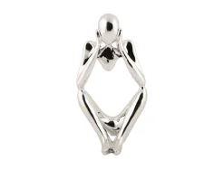 Present time - Statue Dreaming polyresin chrome plated