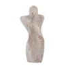 Present time - Statue Male abstract marble brown
