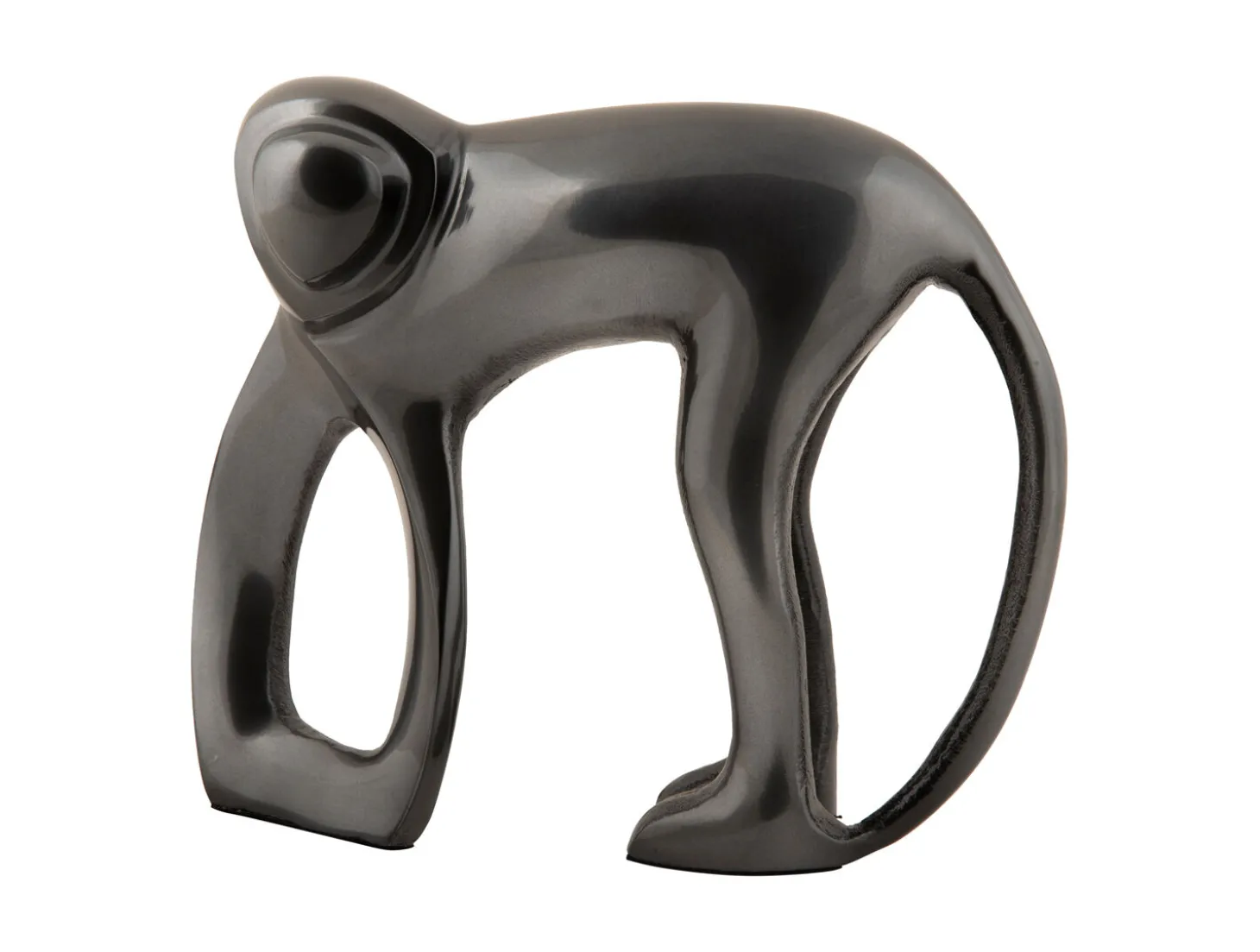 Present time - Statue Monkey metal gun metal