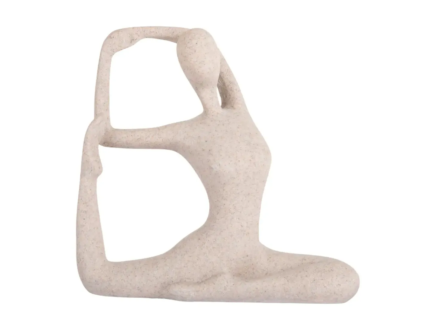 Present time - Statue Yoga Bow light grey