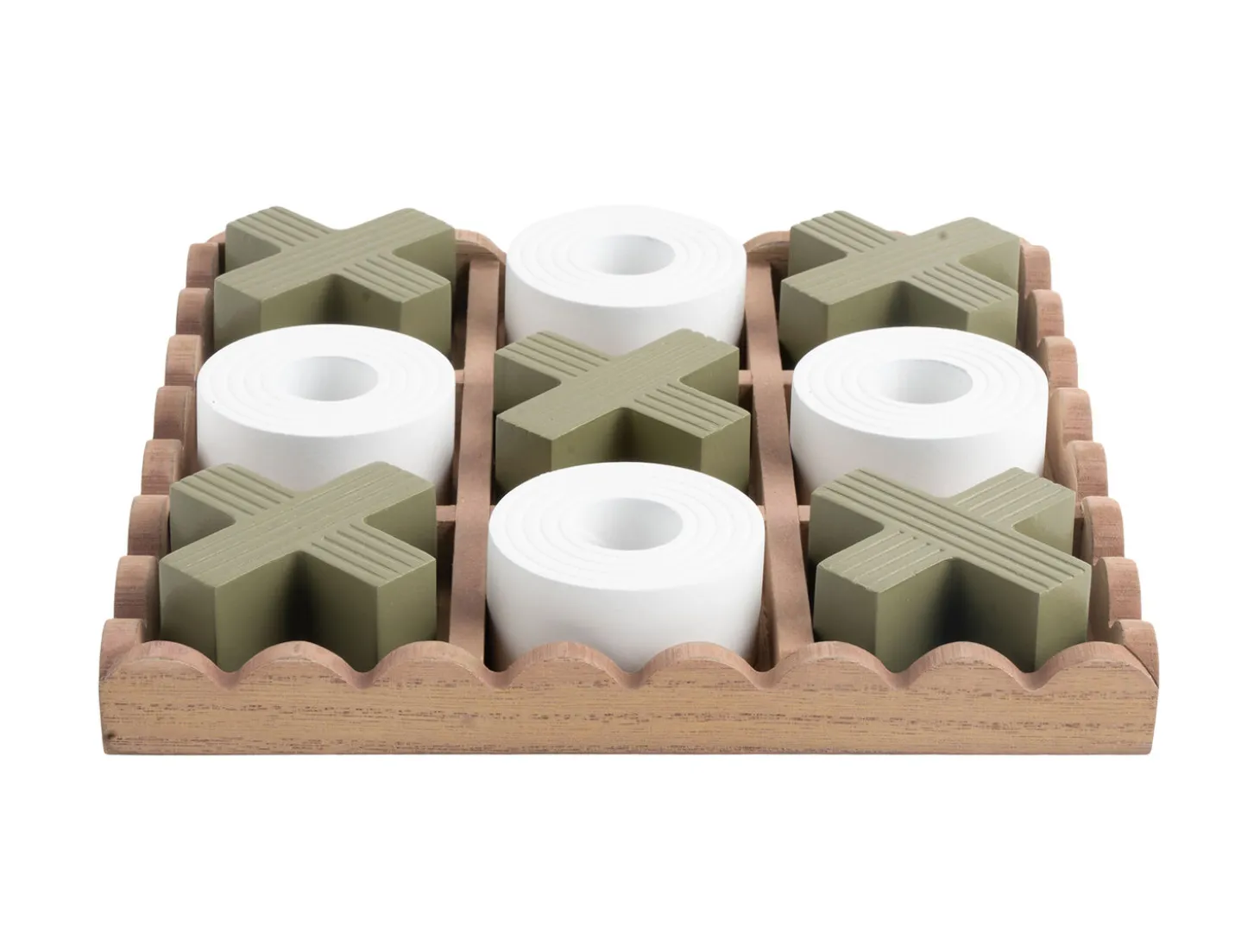 Present time - Tic Tac Toe army green