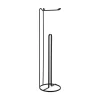 Present time - Toilet roll holder Wired metal black