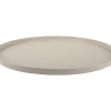 Present time - Tray Servir round large warm grey