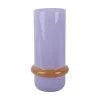 Present time - Vase Animado Anillo large soft purple w. mango yellow