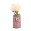 Present time - Vase Bird On Branch small soft pink