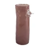 Present time - Vase Bird On Branch large soft pink