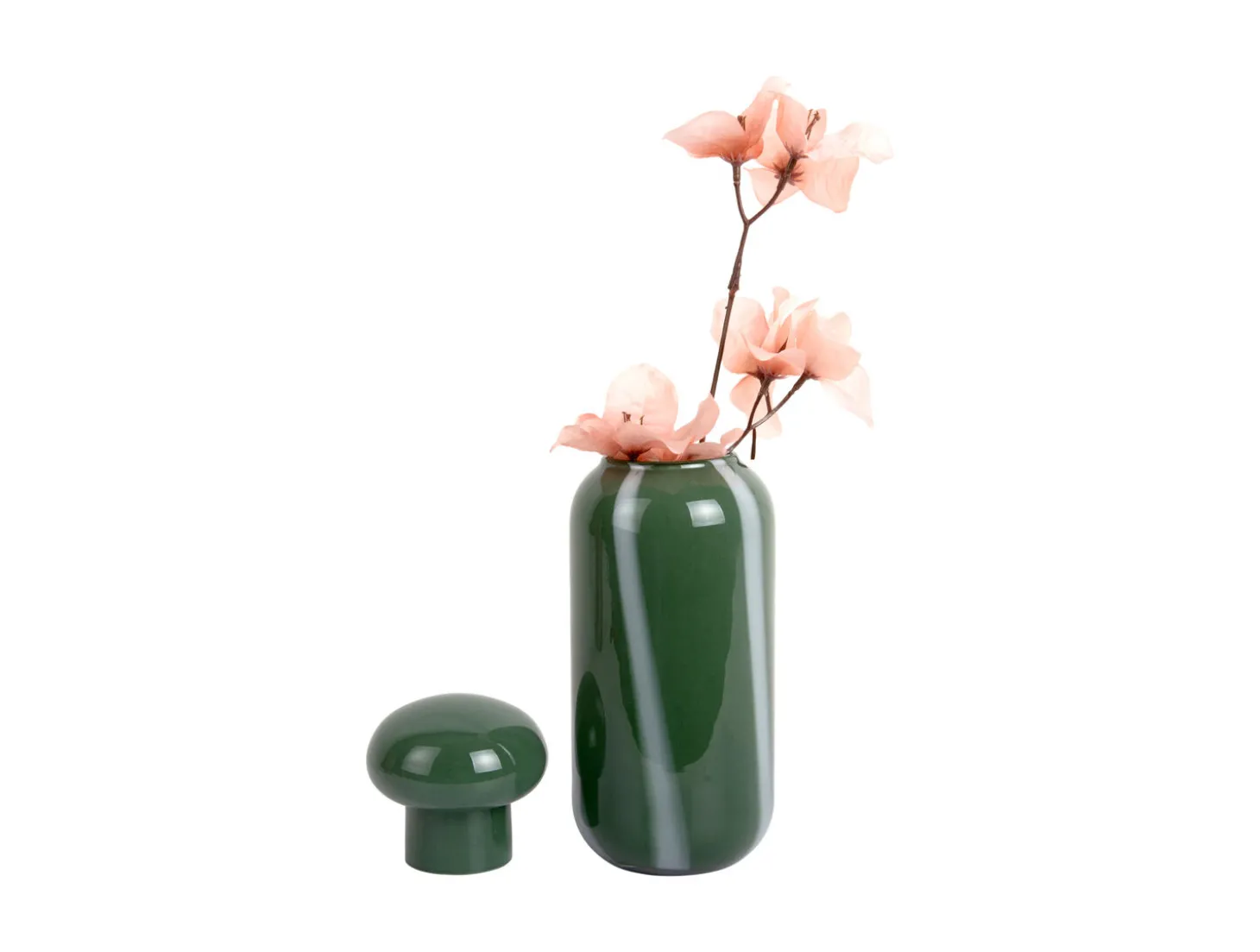 Present time - Vase Dulce Raya jungle green