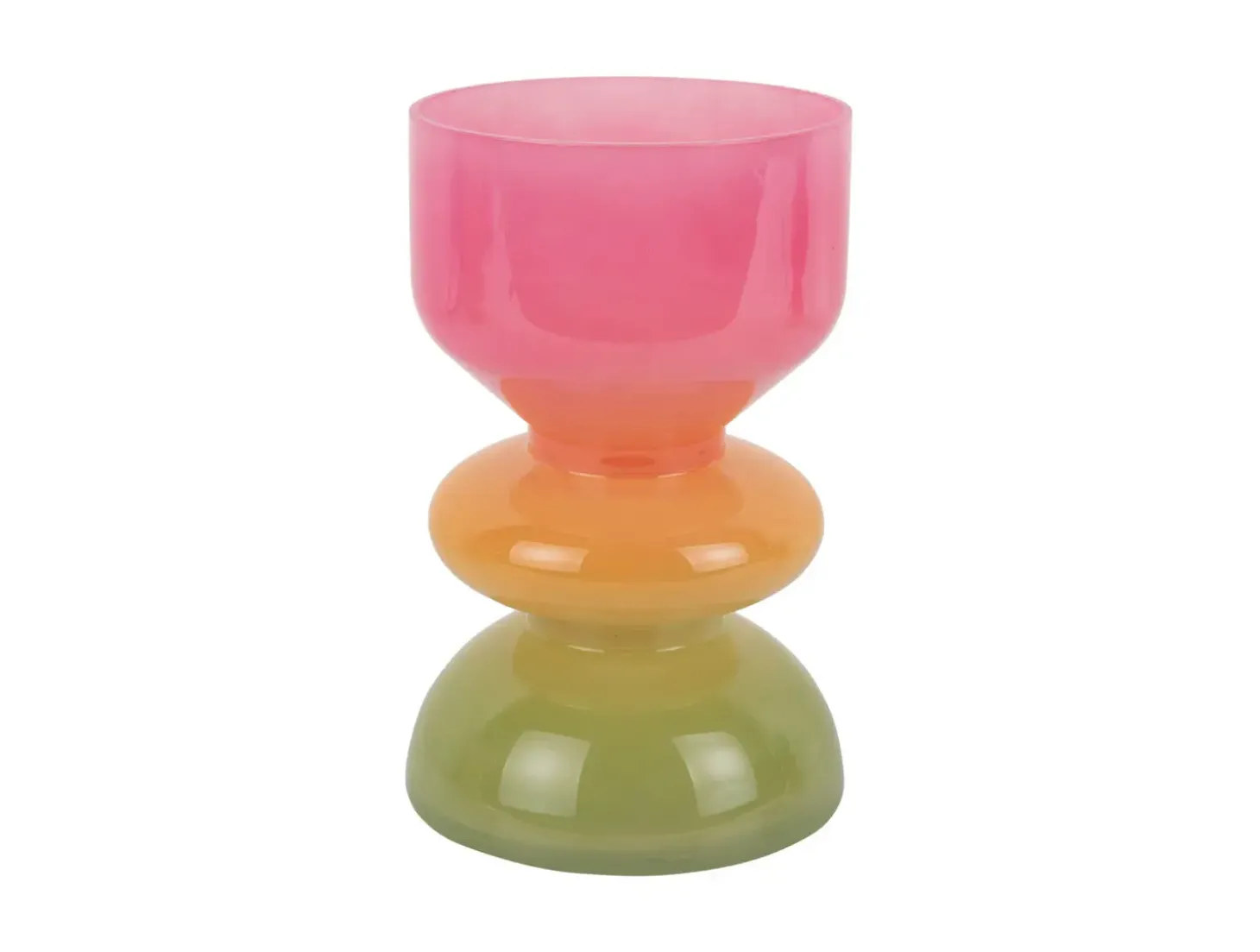 Present time - Vase Funky Vibes glass small multi colour