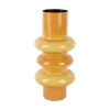 Present time - Vase Grato medium ochre yellow w. soft yellow