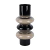 Present time - Vase Grato medium black w. warm grey