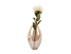Present time - Vase Luster organic shiny chocolate brown