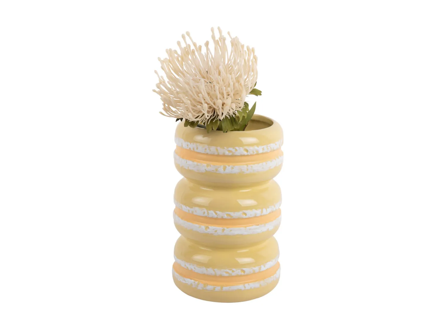 Present time - Vase Macaron soft yellow