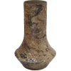 Present time - Vase Mosaic Marble brown