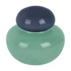 Present time - Vase Nuevo Dulce small soft blue w. dark blue lid