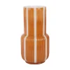 Present time - Vase Rayado Retro high mango yellow