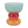 Present time - Vase Summer Vibes glass wide multi colour