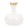 Present time - Vase Yara large enamel white