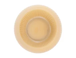 Present time - Votive Chique Ribbed small glass latte brown