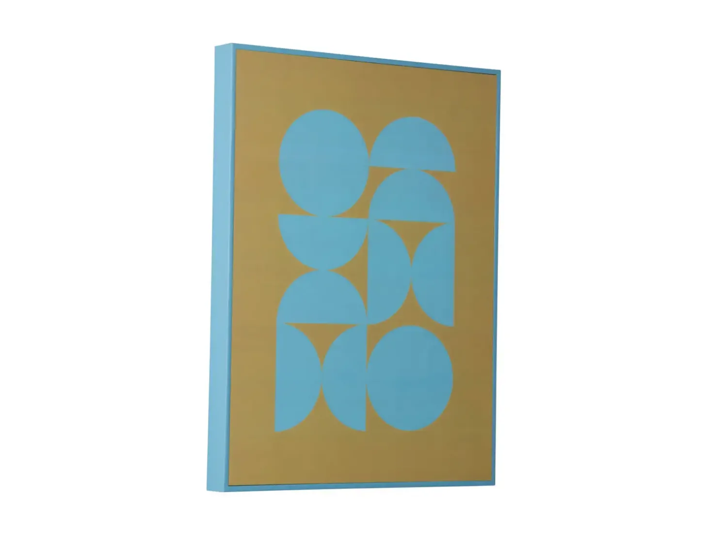 Present time - Wall art Geo Abstracto citrine yellow