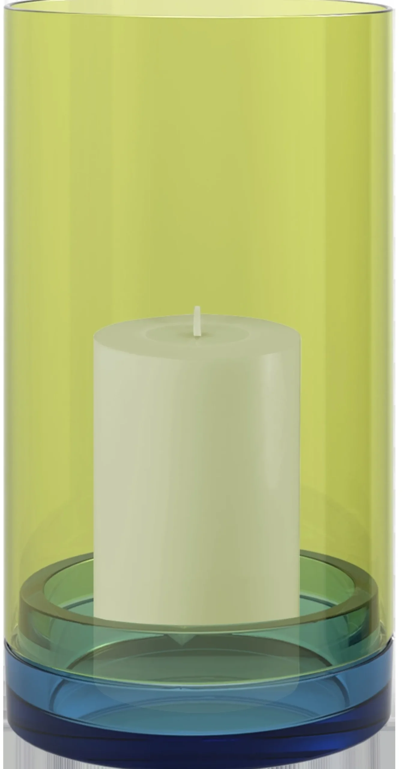 Remember - Glas lanterne "Lucius" - Large - Lime