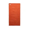 Rug Solid - Bomuldstæppe, orange - 75x200 cm.