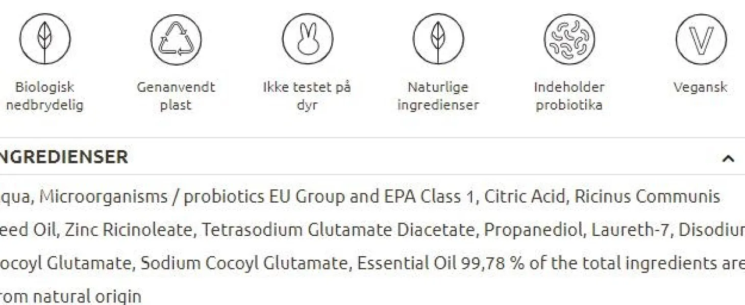 Simple Goods - Bathroom Cleaner, Solbær