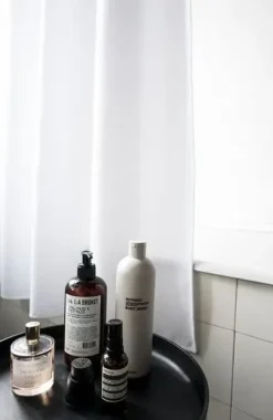Skriver Collection - Badeforhæng - Orlando - Hvid - 145x200 cm
