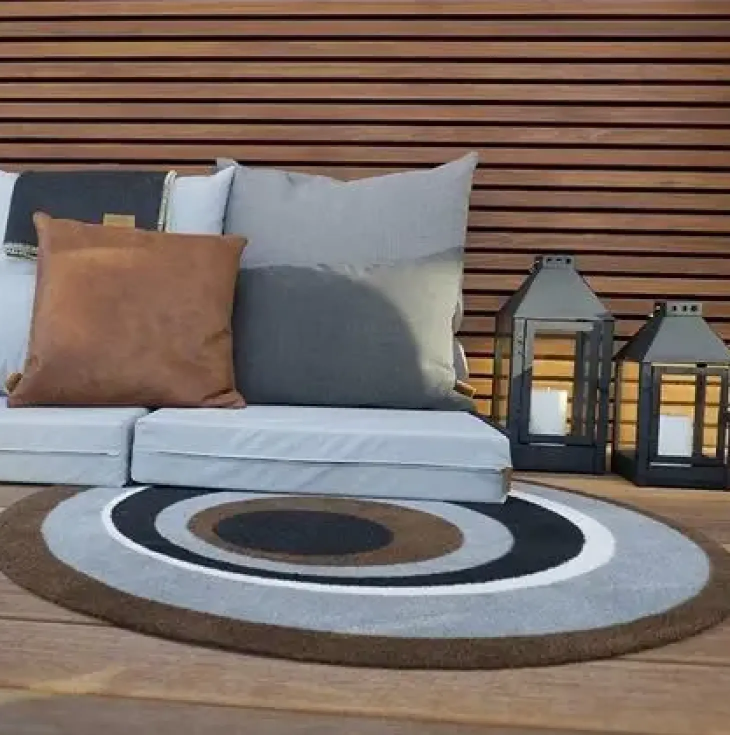 Skriver Collection - Light Grey Outdoor Orlando - 65 x 65 cm