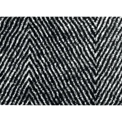 Skriver Collection - Måtte - TrendMat Delux - Herringbone - sort - 200x300 cm