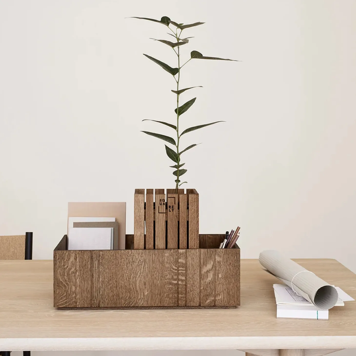 SQUARELY COPENHAGEN - Bordopstilling - Table Organizer - Mørk Eg