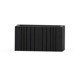 SQUARELY COPENHAGEN - Plantekasse - Unfold WIDE - Sort - 77 x 33 x 40 cm