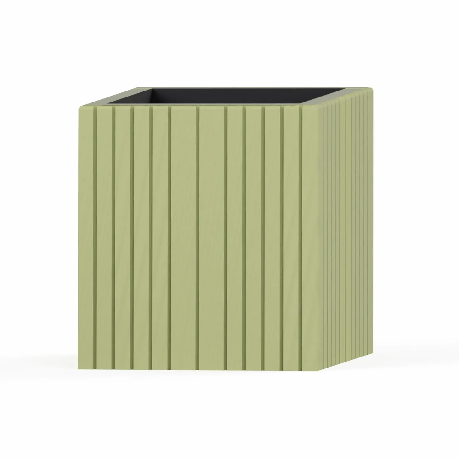 SQUARELY COPENHAGEN - Plantekasse - Unfold SQUARE - Meadow Green - 60 x 60 x 56 cm