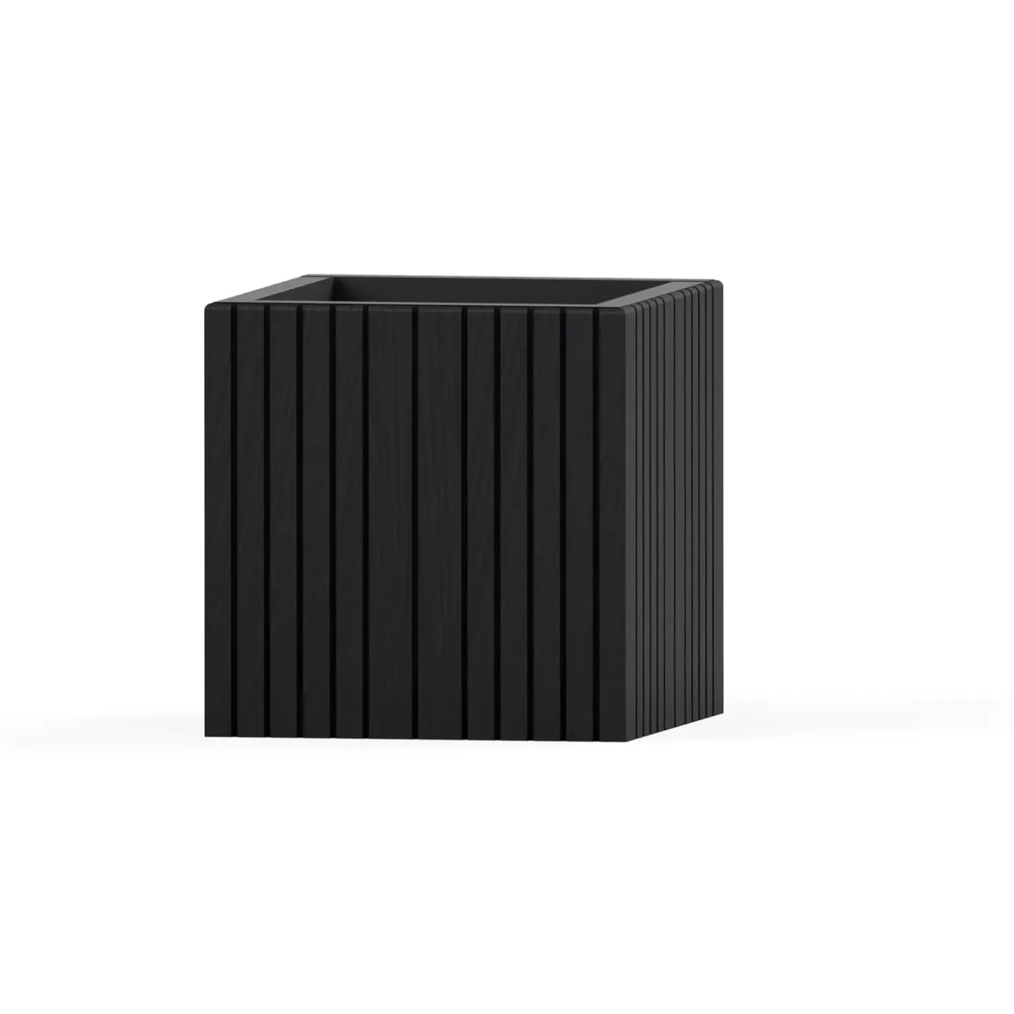 SQUARELY COPENHAGEN - Plantekasse - Unfold SQUARE - Sort - 60 x 60 x 56 cm