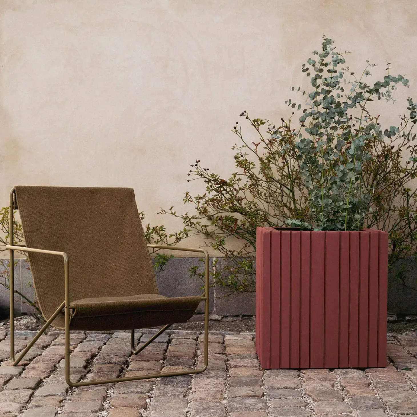 SQUARELY COPENHAGEN - Plantekasse - Unfold SQUARE - Sort - 60 x 60 x 56 cm
