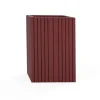 SQUARELY COPENHAGEN - Plantekasse - Unfold SQUARE TALL - Rød - 47 x 52 x 70cm