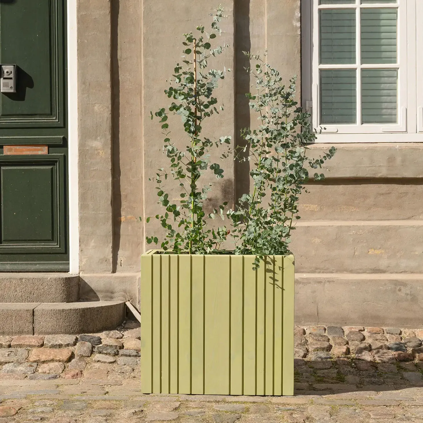 SQUARELY COPENHAGEN - Plantekasse - Unfold WIDE TALL - Natur - 77 x 33 x 70 cm