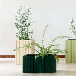SQUARELY COPENHAGEN - Plantekasse - Unfold SQUARE - Rød - 60 x 60 x 56 cm