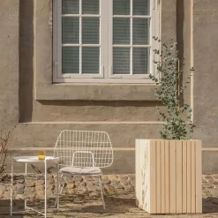 SQUARELY COPENHAGEN - Plantekasse - Unfold SQUARE TALL - Natur - 47 x 52 x 70cm