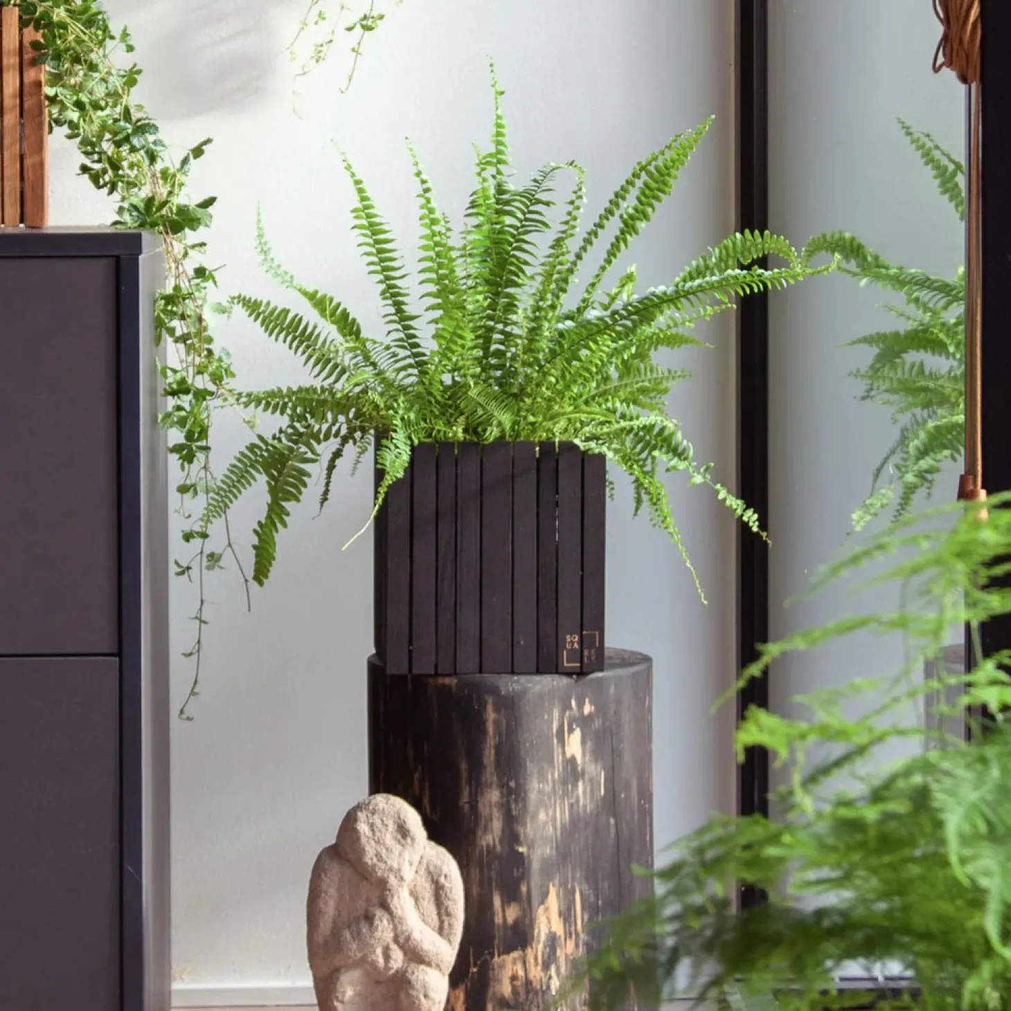 SQUARELY COPENHAGEN - Plantekasse - GrowON - Sort Ask