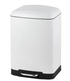 Steel Function - FIRKANTET HVID AFFALDSSPAND 12 LTR.