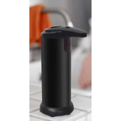 Steel Function - Sort sæbedispenser m/sensor - Berøringsfri