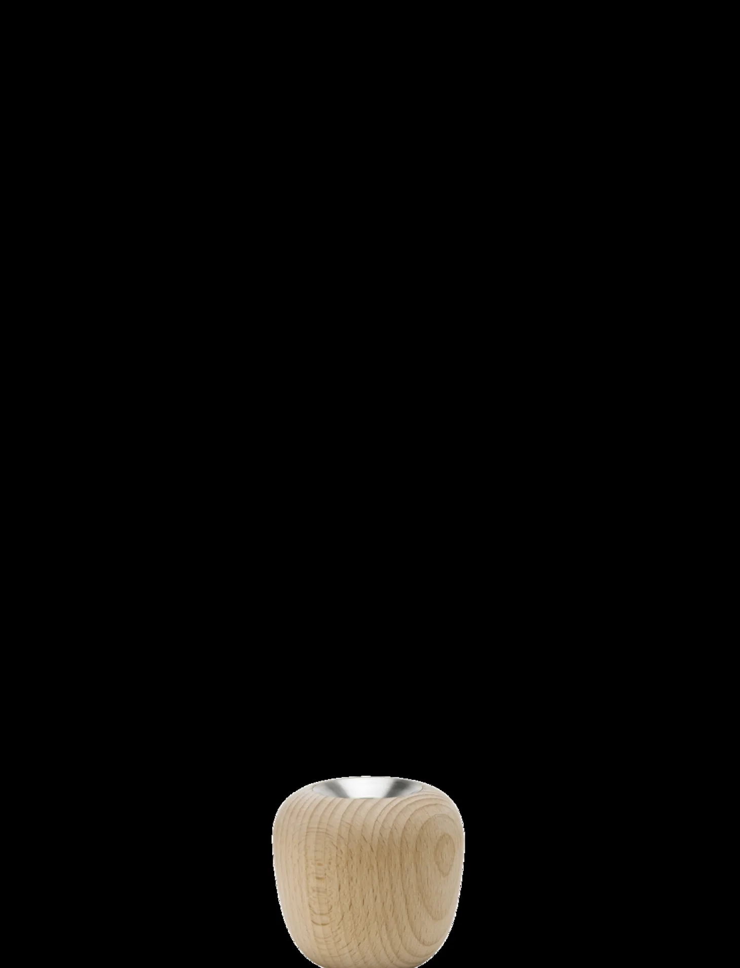Stelton - Ora lysestage H 6.5 cm beech wood