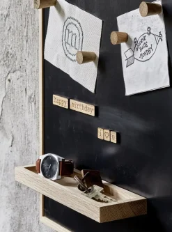The Oak Men - Notice Board - Small - Dark Oak