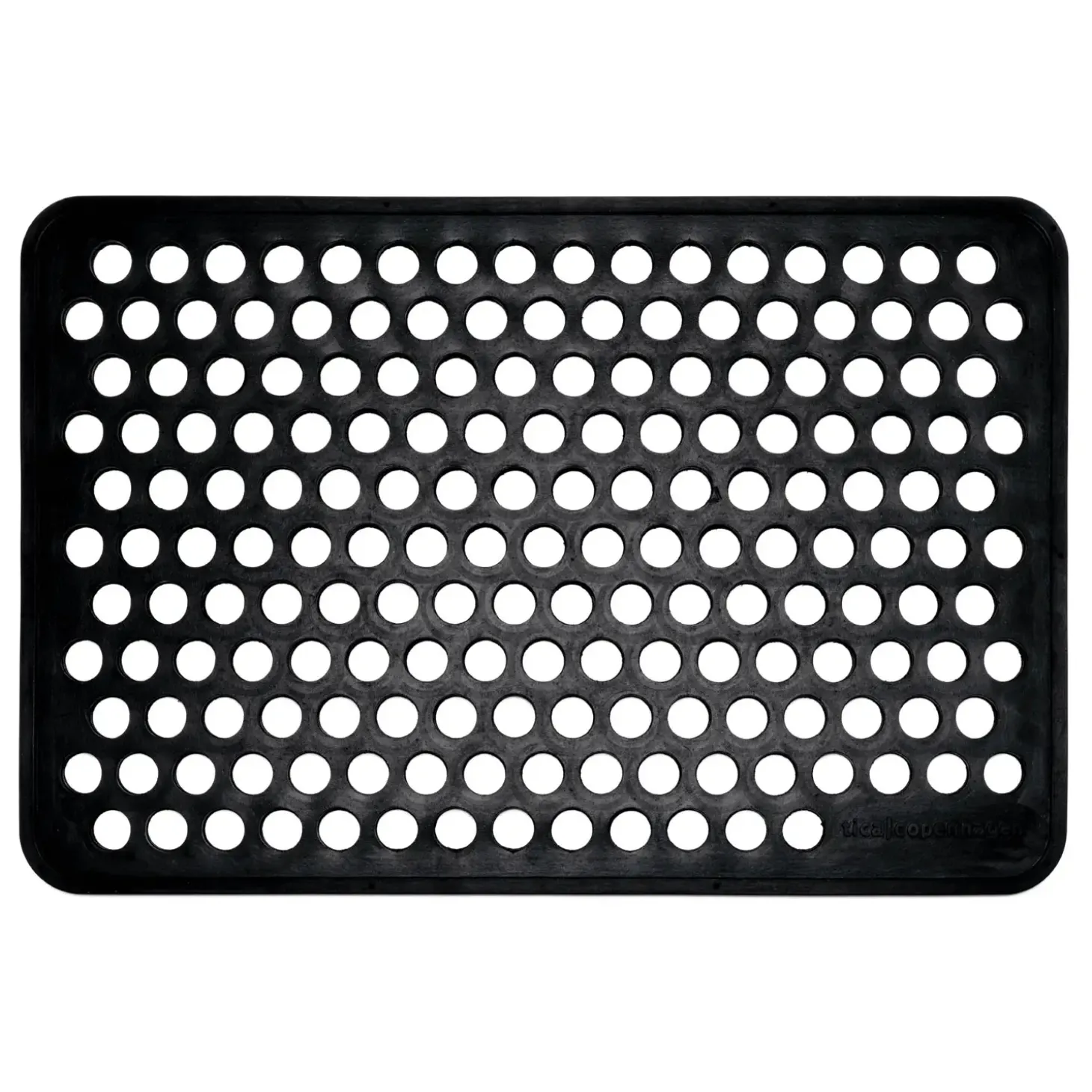 Tica Copenhagen - Dørmåtte - Dot design - Gummi - 40x60 cm