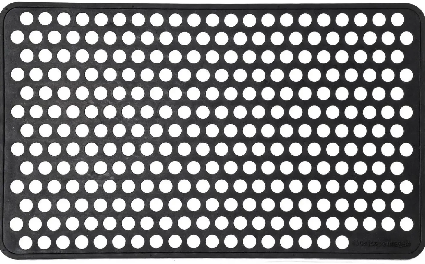 Tica Copenhagen - Dørmåtte i small - Dot design - Gummi - Small
