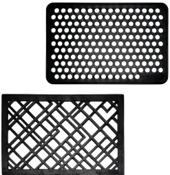 Tica Copenhagen - Dørmåtte - Lines design - Gummi - 40x60 cm